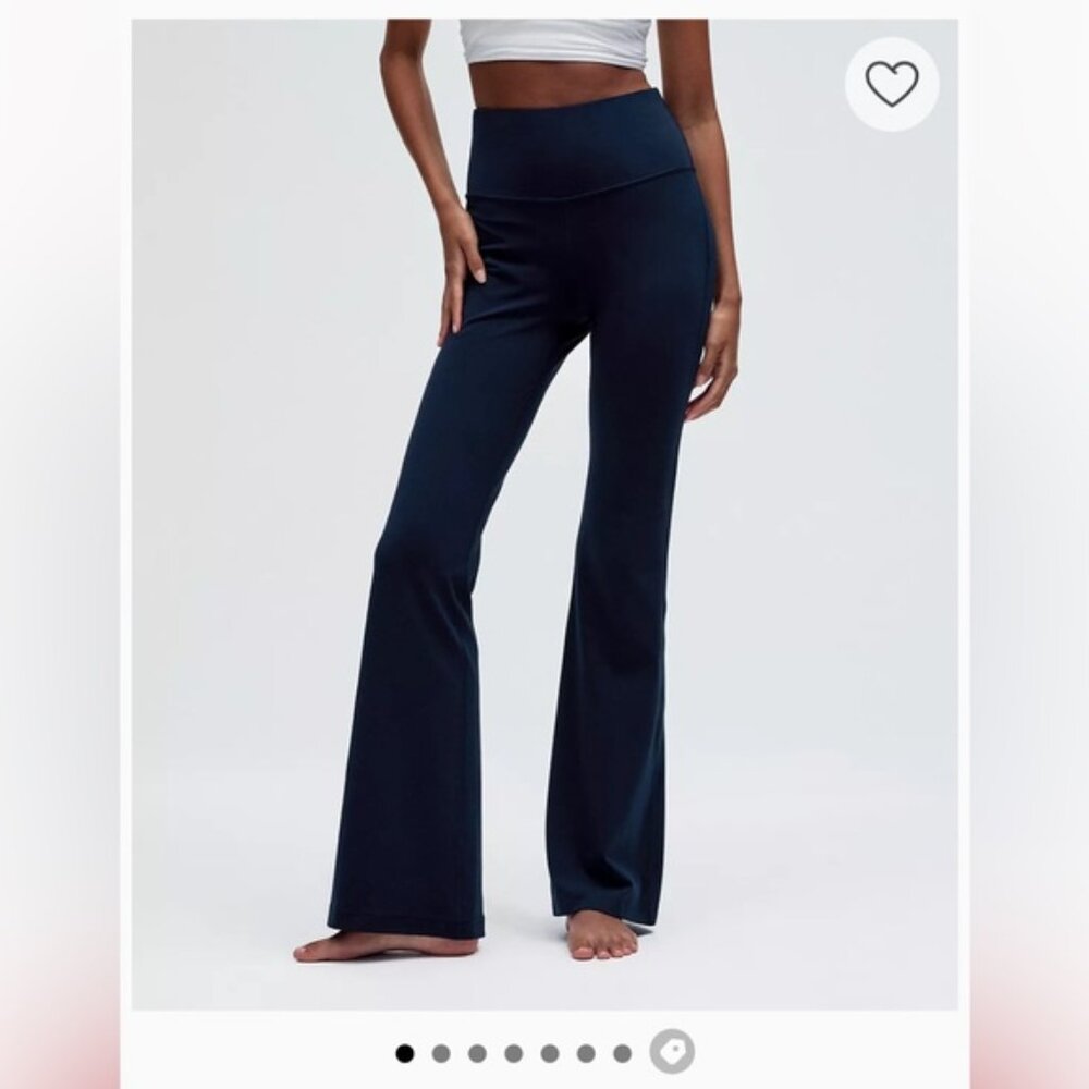 NWT Groove super high rise flare True Navy